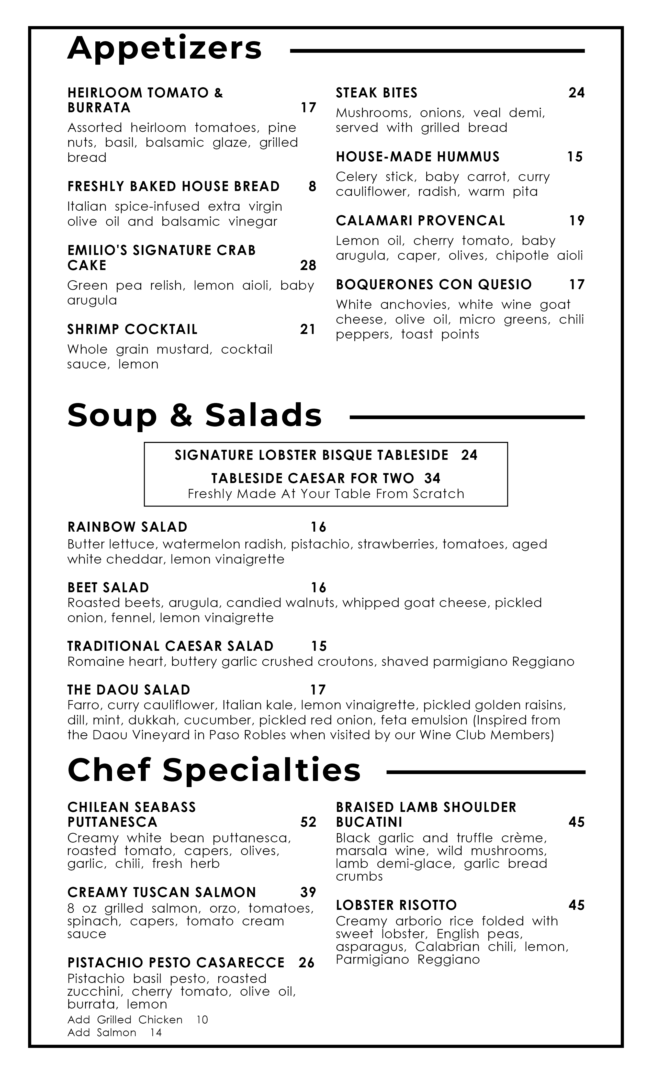 Appetizers Image