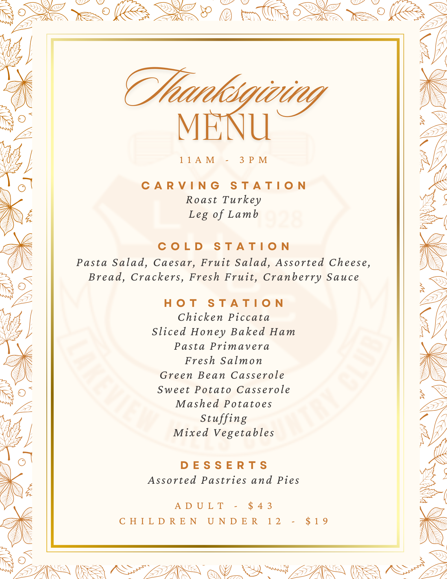 Thanksgiving Dinner Menu Rev 110824