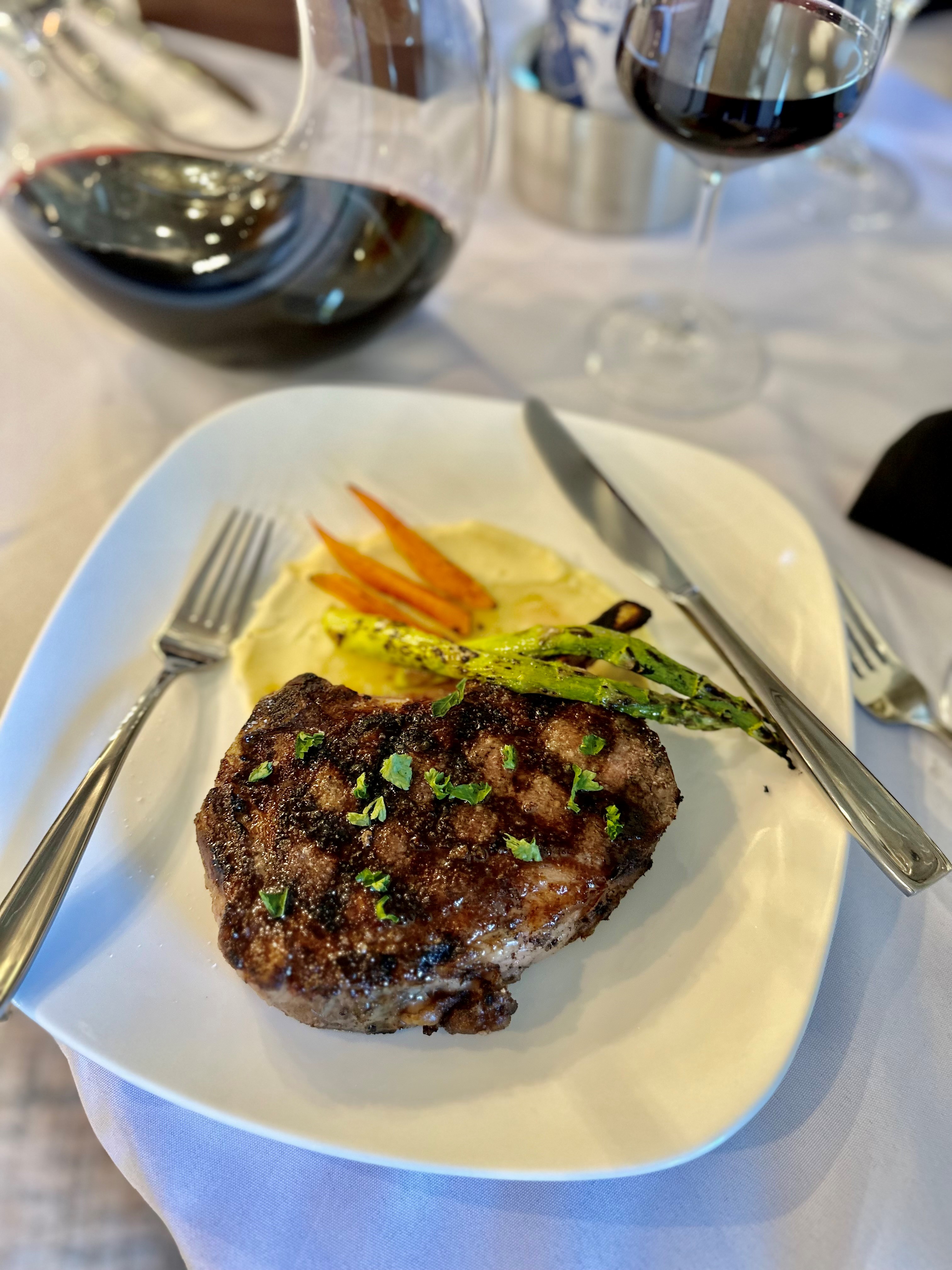 Steak Dinner in Lexington, MI.